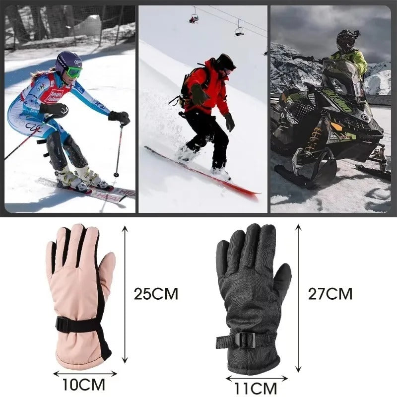 Gants d’hiver unisexes imperméables pour usage extérieur