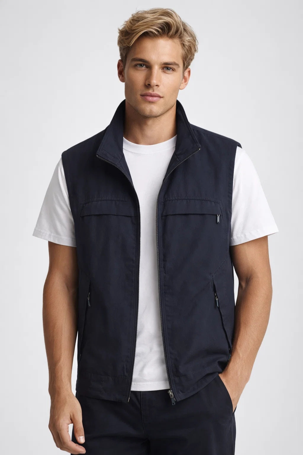 Gilet Homme | léger & respirant poches zippées fonctionnelles pour Été 3