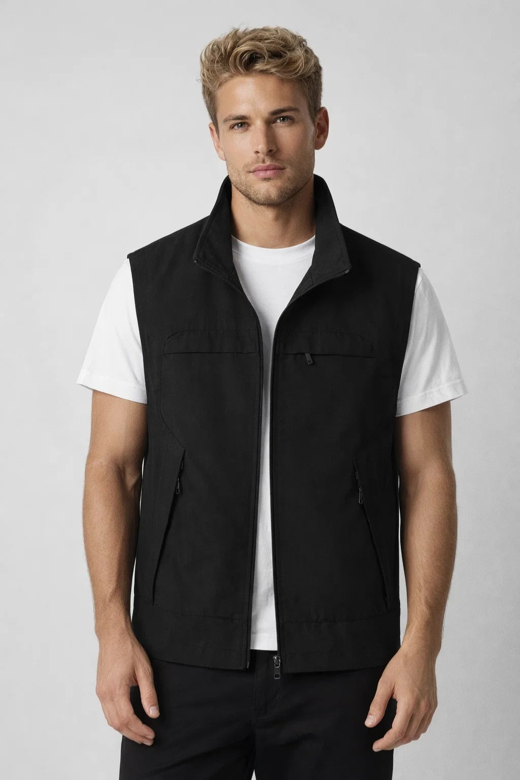 Gilet Homme | léger & respirant poches zippées fonctionnelles pour Été 4