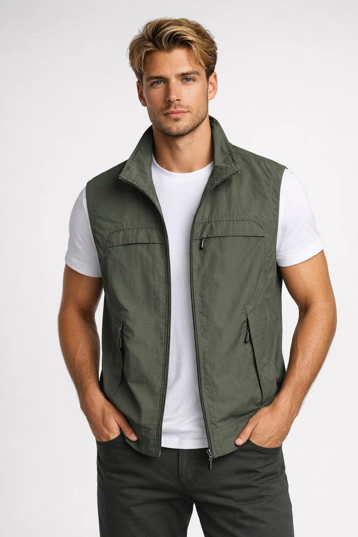 Gilet Homme | léger & respirant poches zippées fonctionnelles pour Été 5