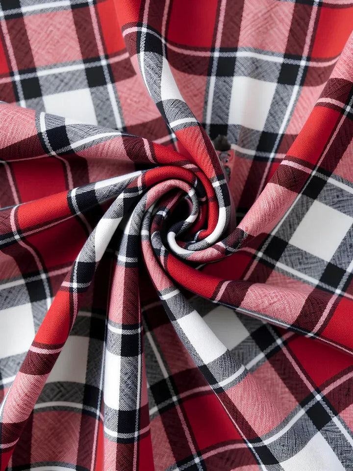 Gilet de maternité à carreaux – Chemise boutonnée pour tous les jours 3