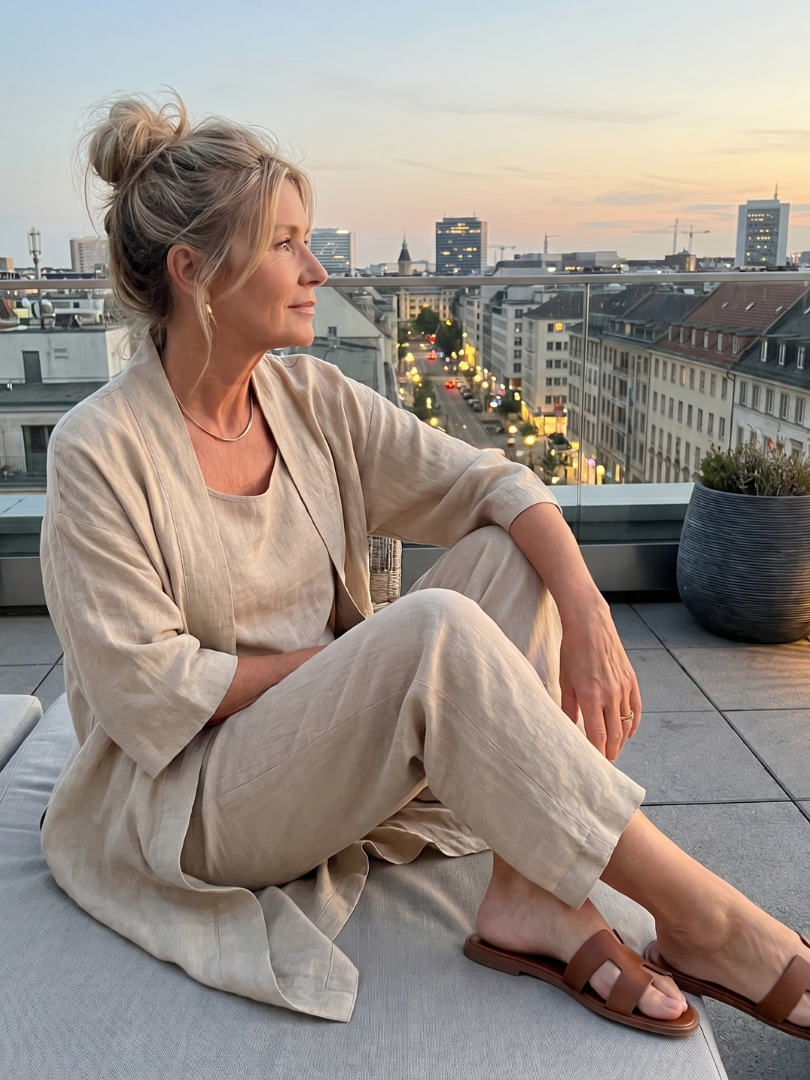 Gilet pour femme | Ensemble 3 pièces coupe décontractée 10