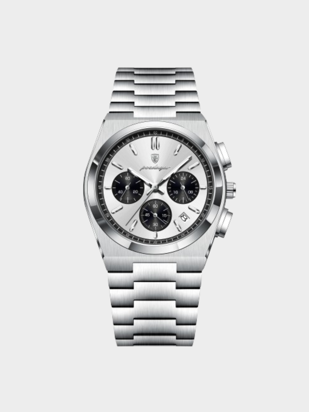 Gino – Montre chronographe de luxe avec cadran panda 7
