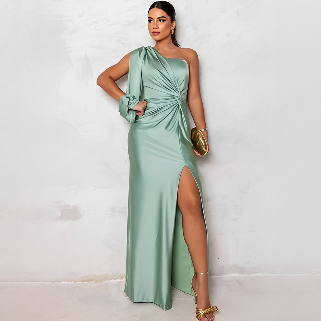 Glaizza - Robe élégante asymétrique pour femme 1