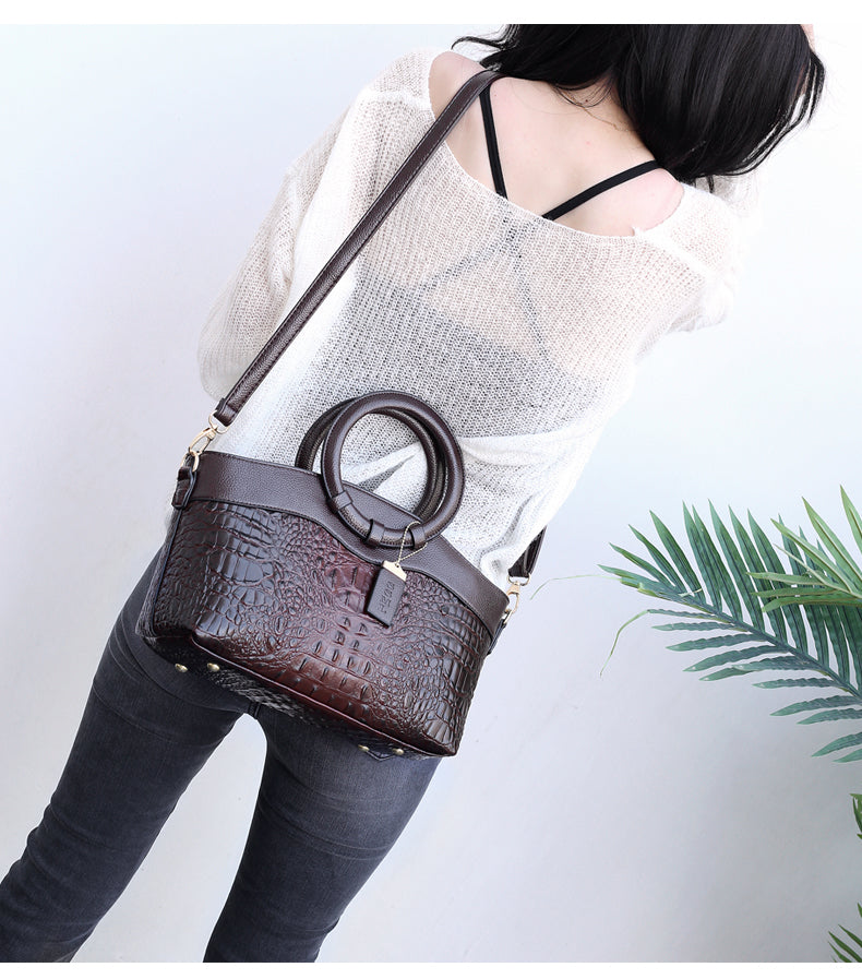 Ella™ Classic Croc | Sac à main vintage multifonctionnel