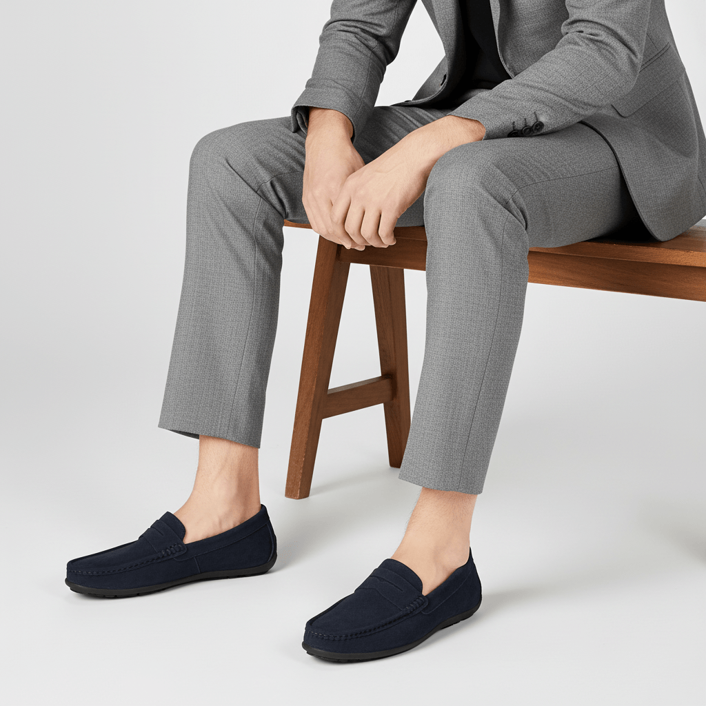 Hubert | Mocassins en daim pour homme avec semelle souple 2