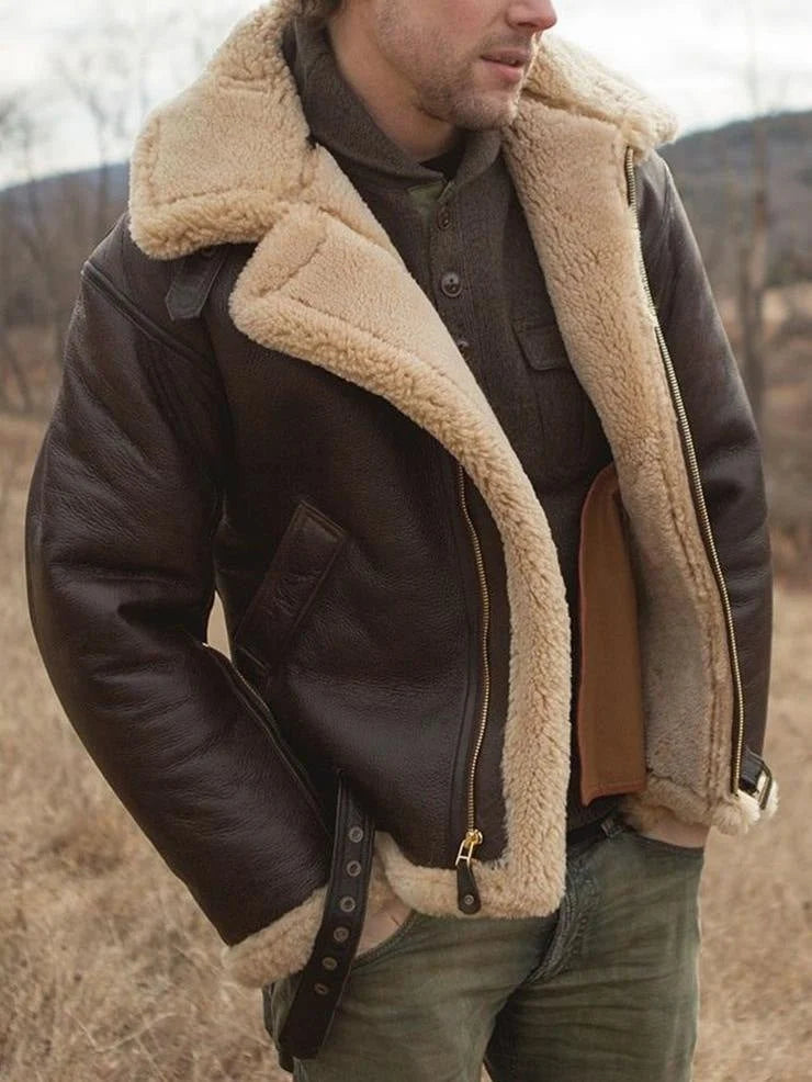 Hugo-Pierre | Veste en Cuir de Mouton 0