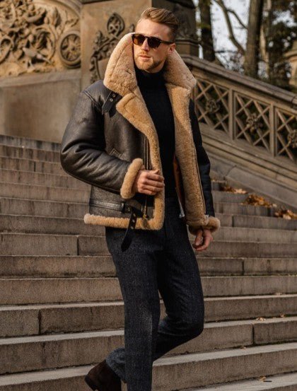 Hugo-Pierre | Veste en Cuir de Mouton 1