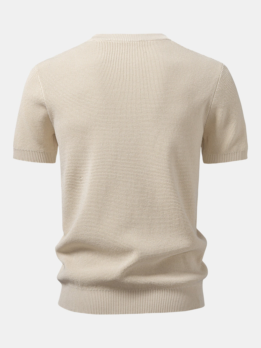 Chemise Henley en Tricot Waffle