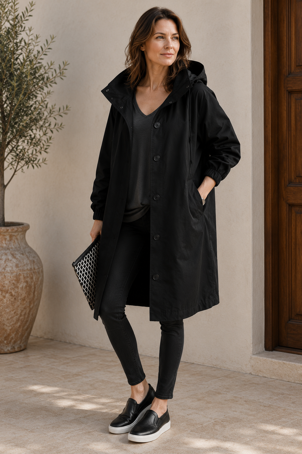 Imperméable Stormelle pour femme | Veste à capuche oversize respirante 1