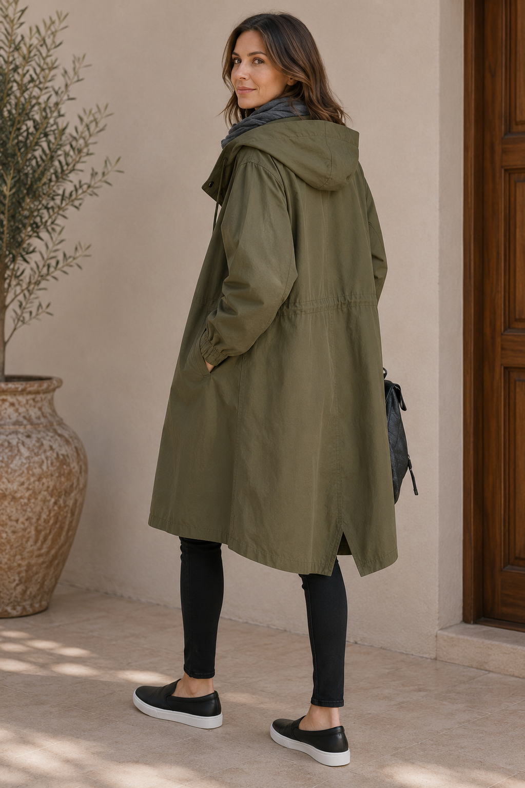 Imperméable Stormelle pour femme | Veste à capuche oversize respirante 4