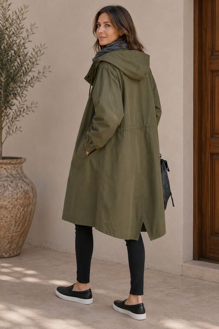 Imperméable Stormelle pour femme | Veste à capuche oversize respirante 4