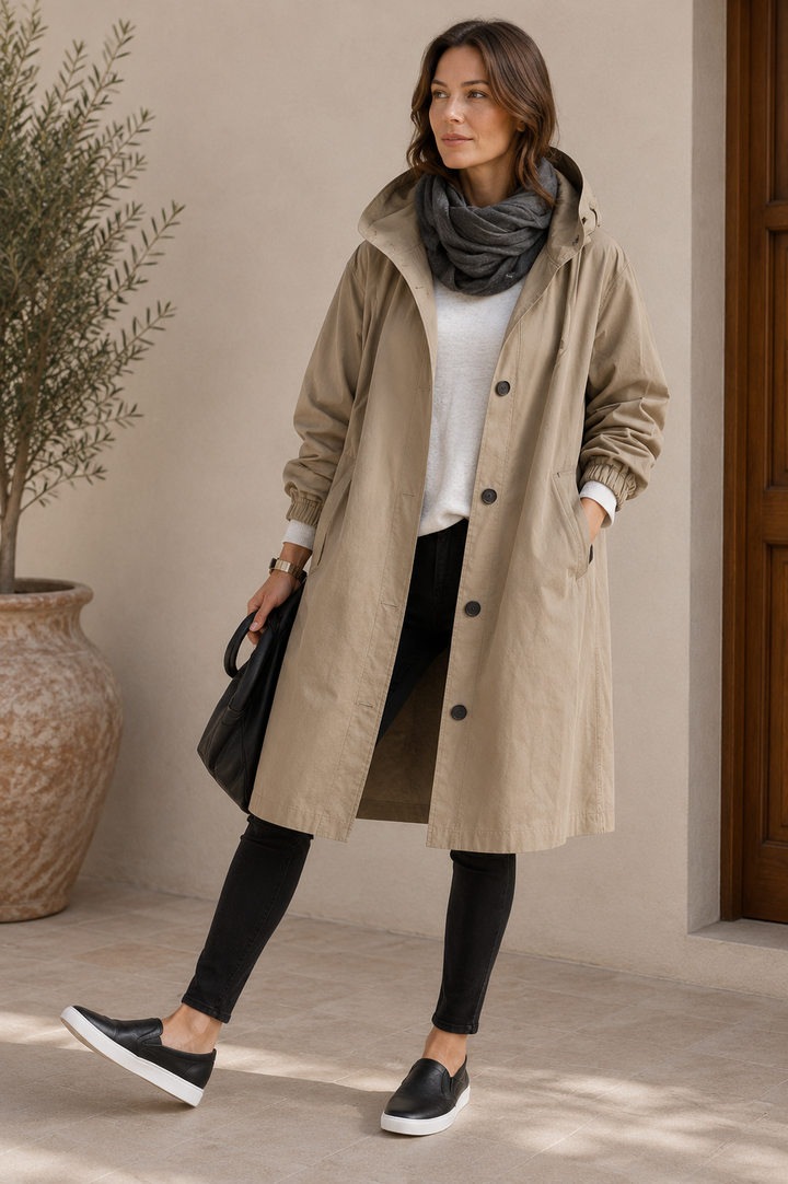 Imperméable Stormelle pour femme | Veste à capuche oversize respirante 5