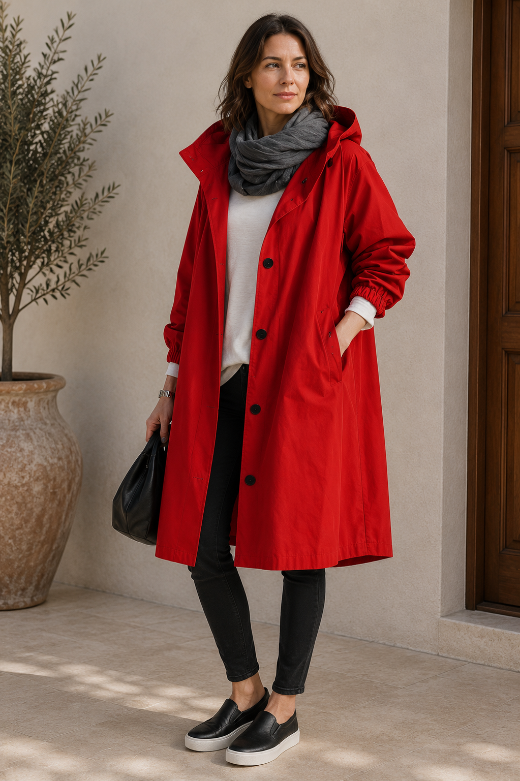 Imperméable Stormelle pour femme | Veste à capuche oversize respirante 6