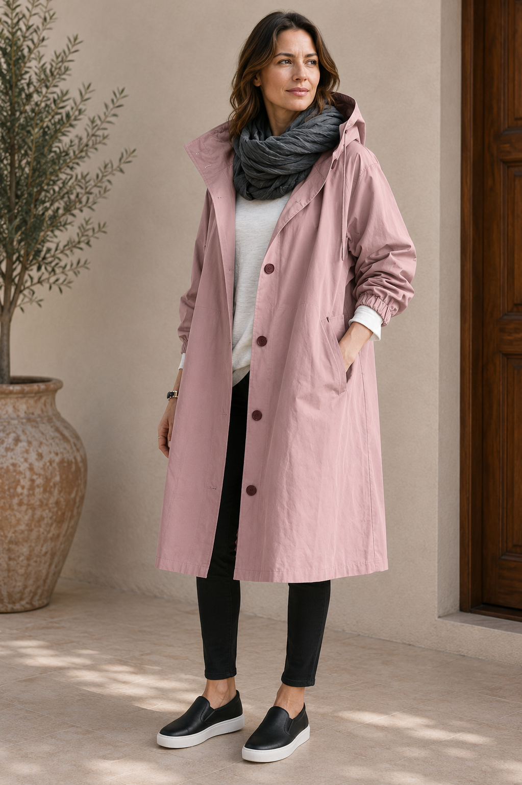 Imperméable Stormelle pour femme | Veste à capuche oversize respirante 8