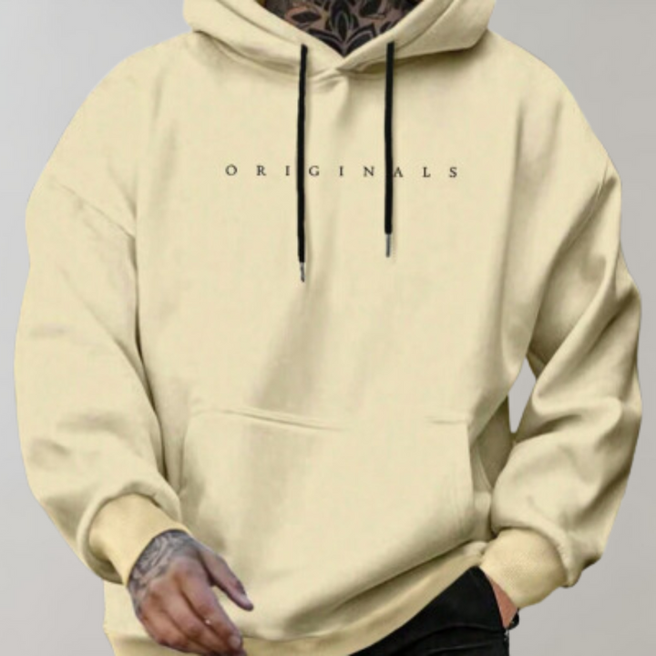 Isak – Sweat à capuche homme d’hiver à inscription minimaliste 2