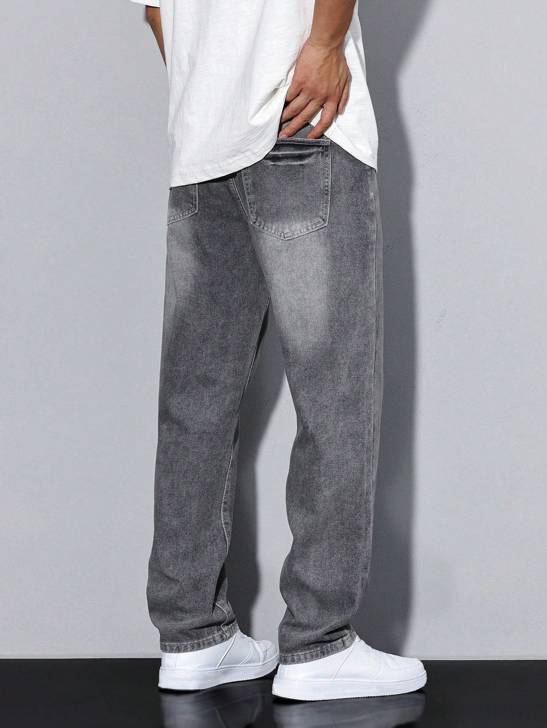 Jeans pour hommes | Coupe droite, taille mi-haute