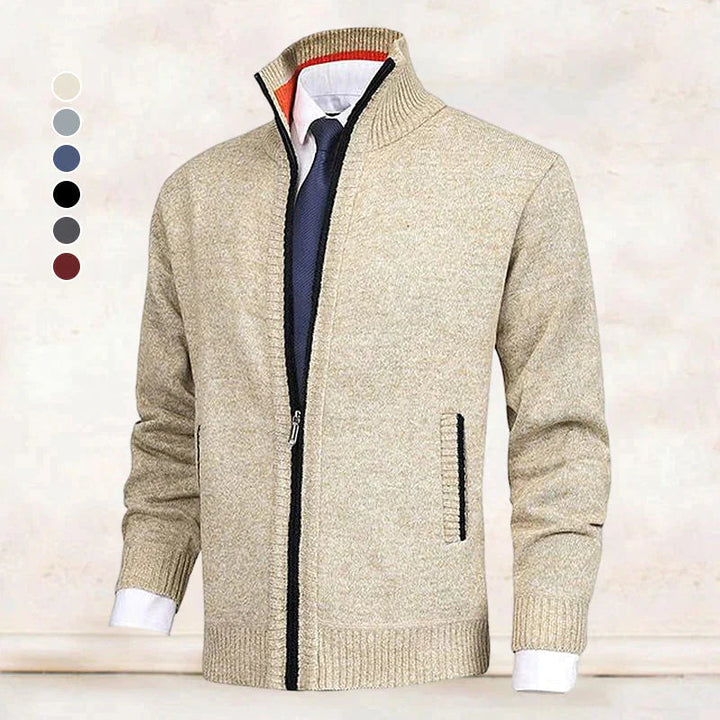 John | Gilet élégant pour homme avec fermeture éclair, col et poches 2