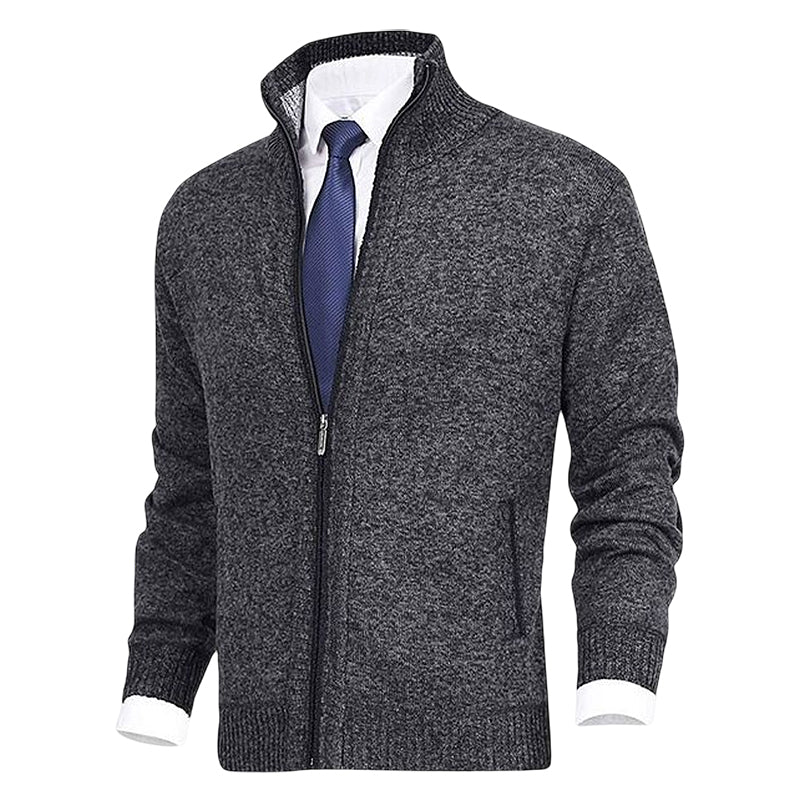 John | Gilet élégant pour homme avec fermeture éclair, col et poches 8