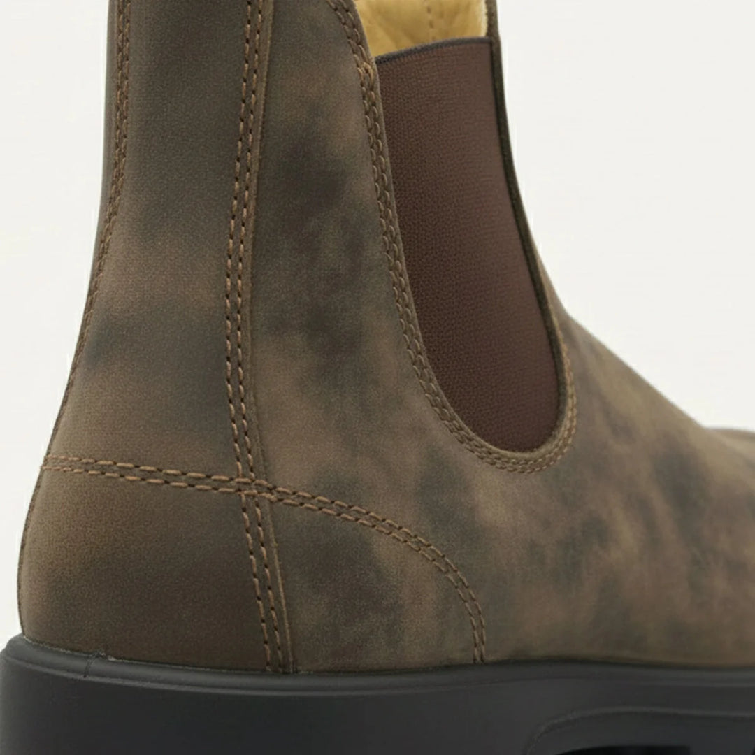 Kenton Bottines Homme | Cuir Véritable, Semelle Rouge, Modèle Chelsea 2