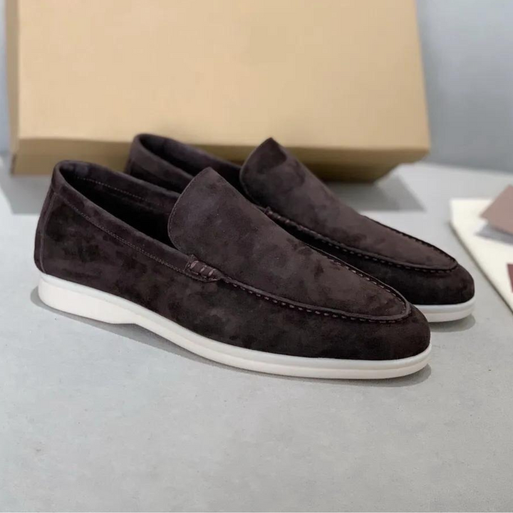 Konrad | Mocassins en daim pour hommes 8