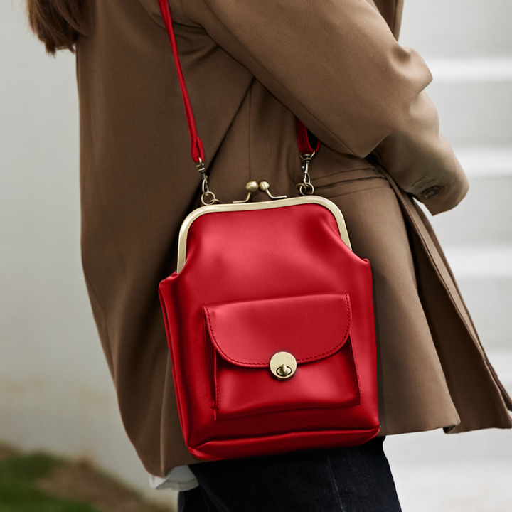 Sac Vintage à Fermeture Bascule - Essentiel Rétro Chic de Grace | Dernier jour 80% de réduction !