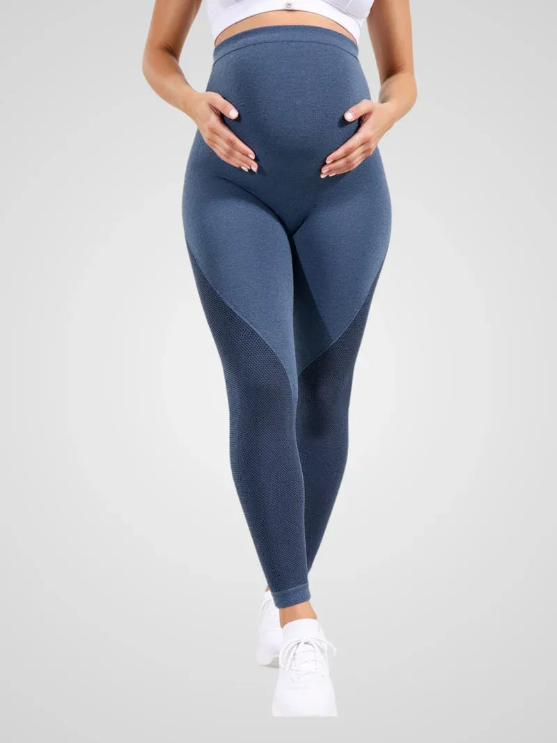 Leggings de maternité – Leggings de maternité taille haute avec soutien du ventre 0