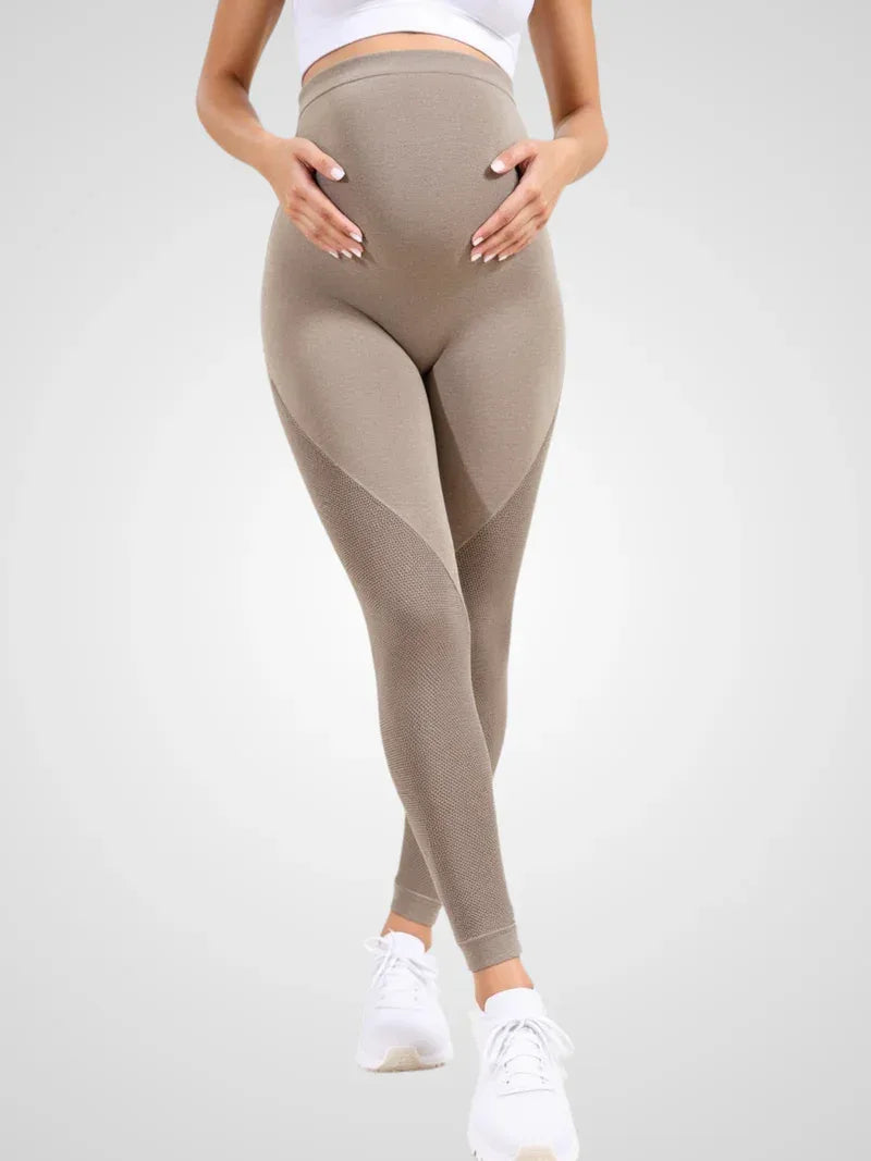 Leggings de maternité – Leggings de maternité taille haute avec soutien du ventre 2