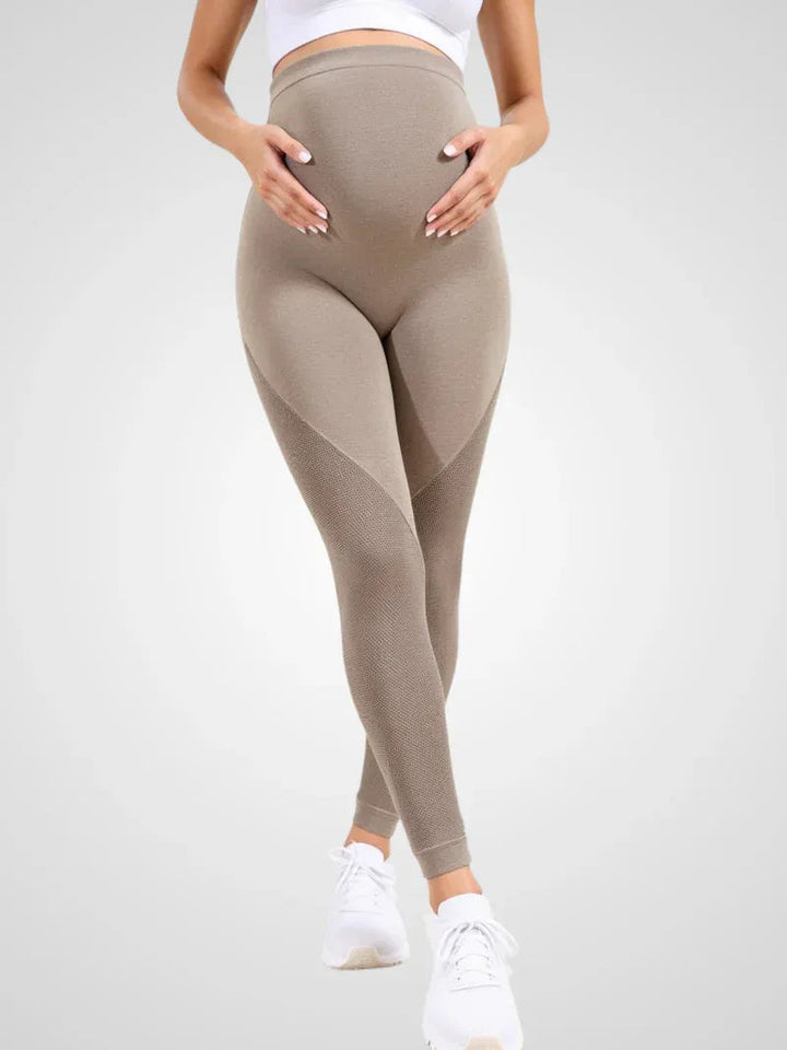 Leggings de maternité – Leggings de maternité taille haute avec soutien du ventre 2