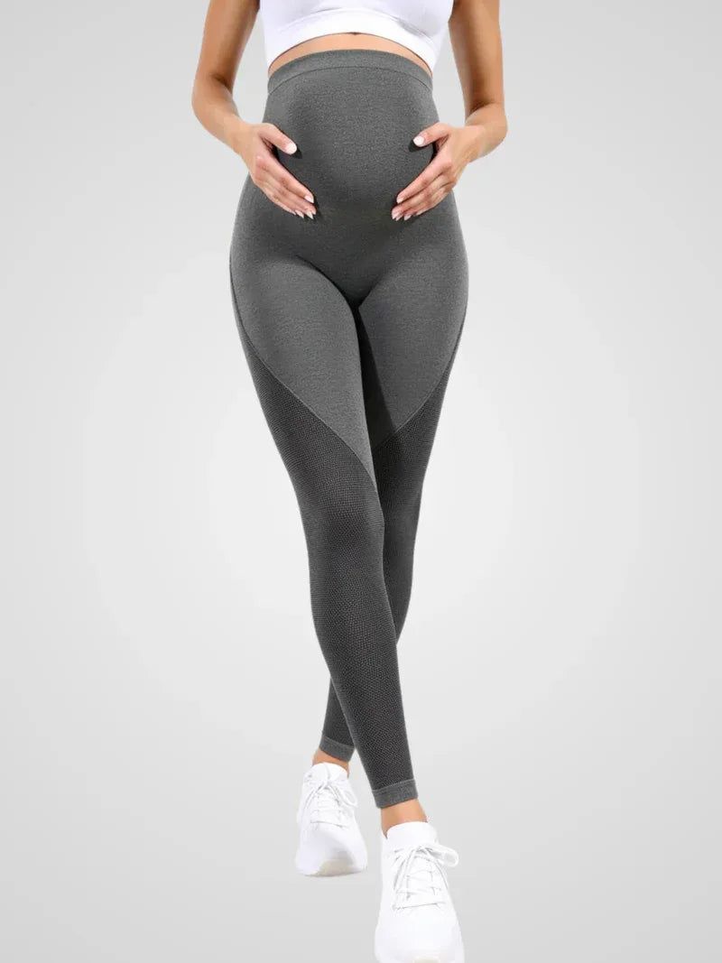Leggings de maternité – Leggings de maternité taille haute avec soutien du ventre 3