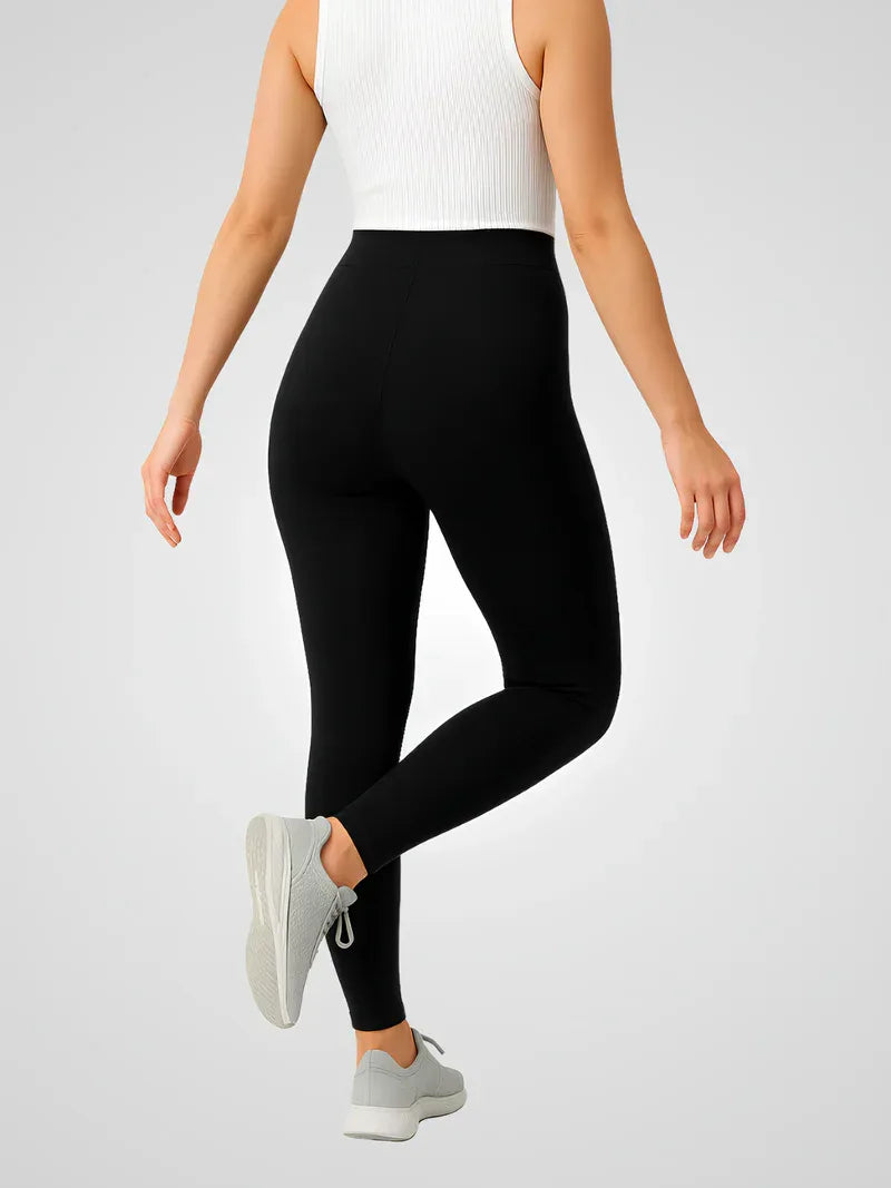 Leggings de yoga de maternité – Pantalon de grossesse extensible taille haute longueur cheville 3