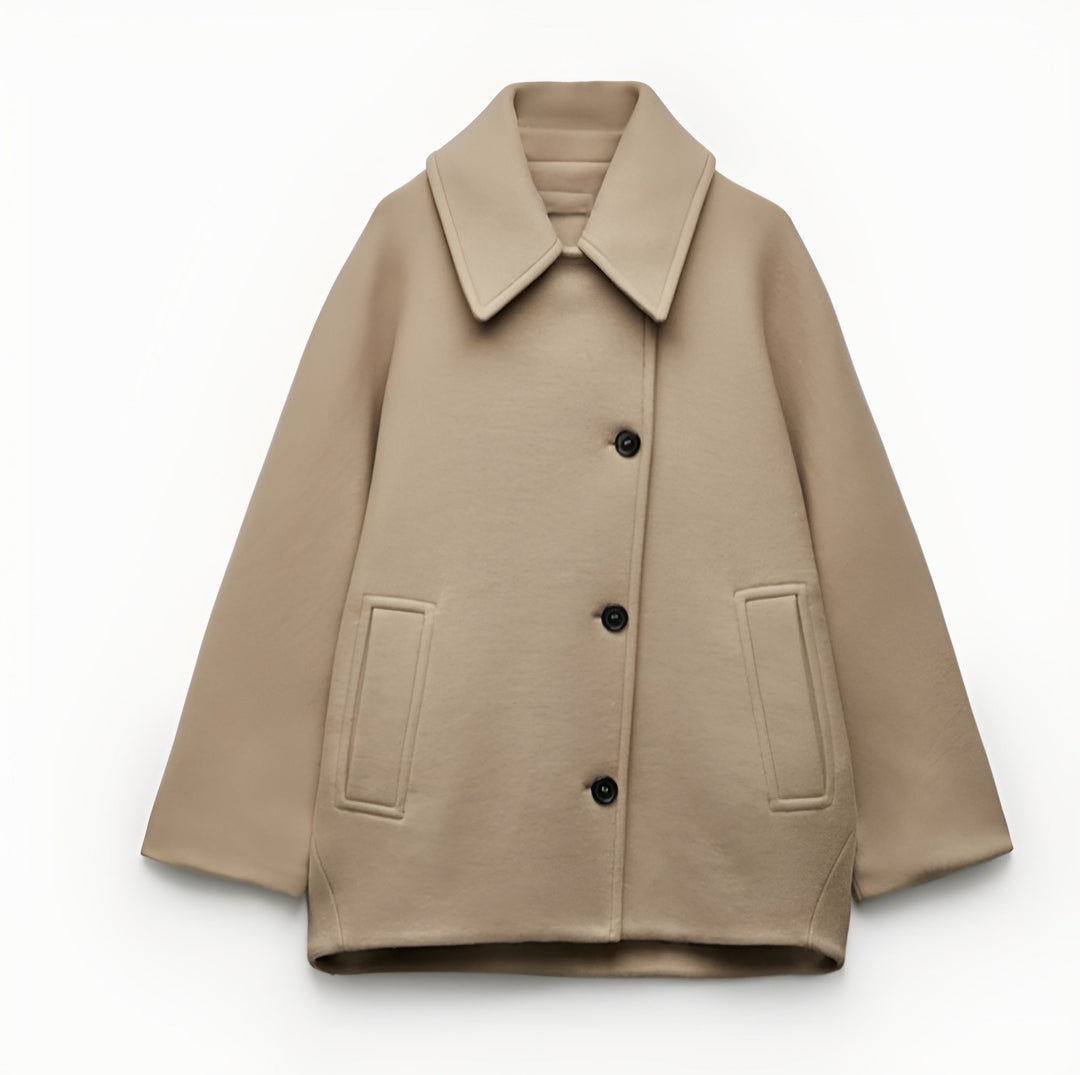 Manteau oversize femme | Veste longue élégante pour la mi-saison
