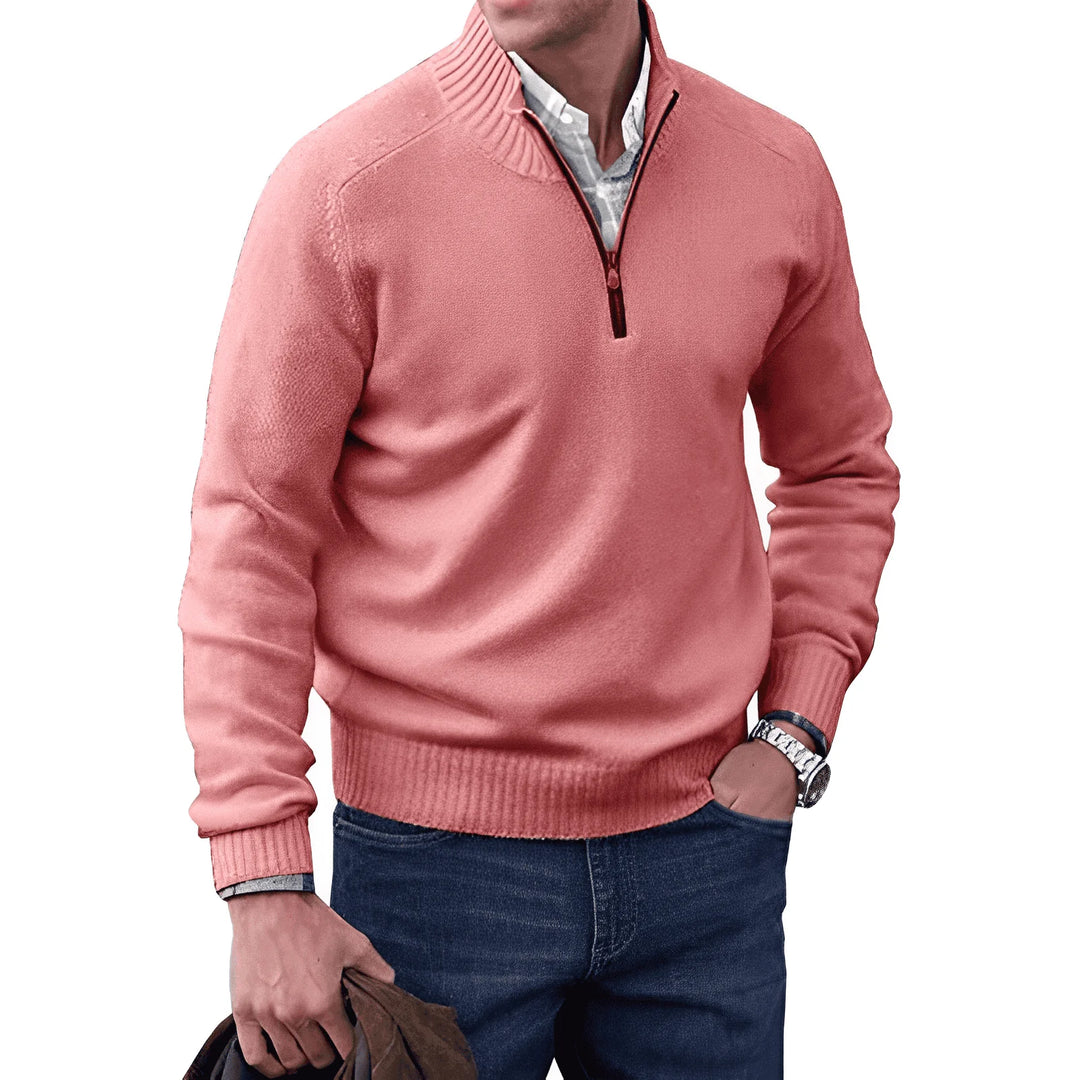 Louis - Pull Zippé Cachemire Homme 3