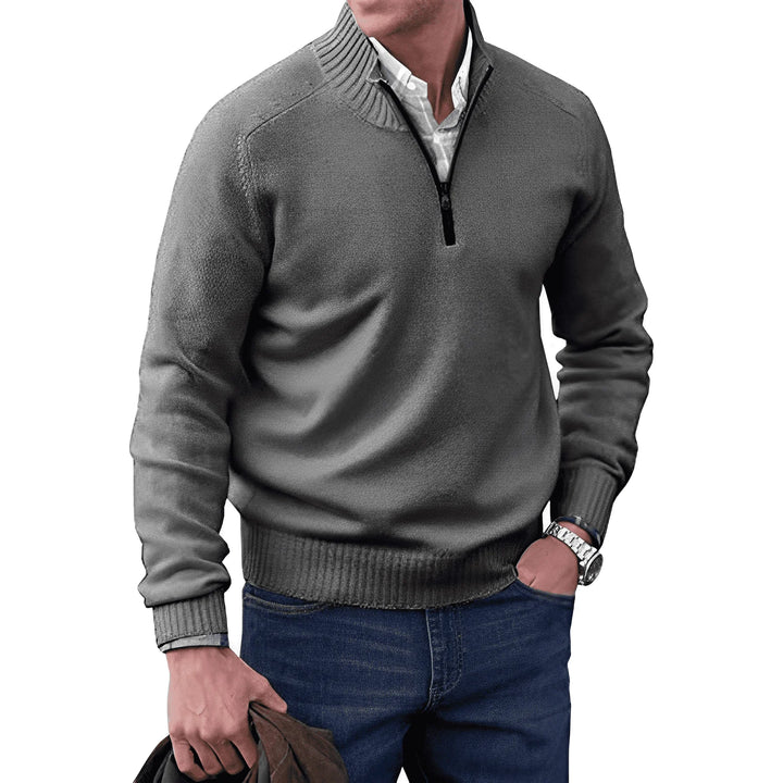 Louis - Pull Zippé Cachemire Homme 5