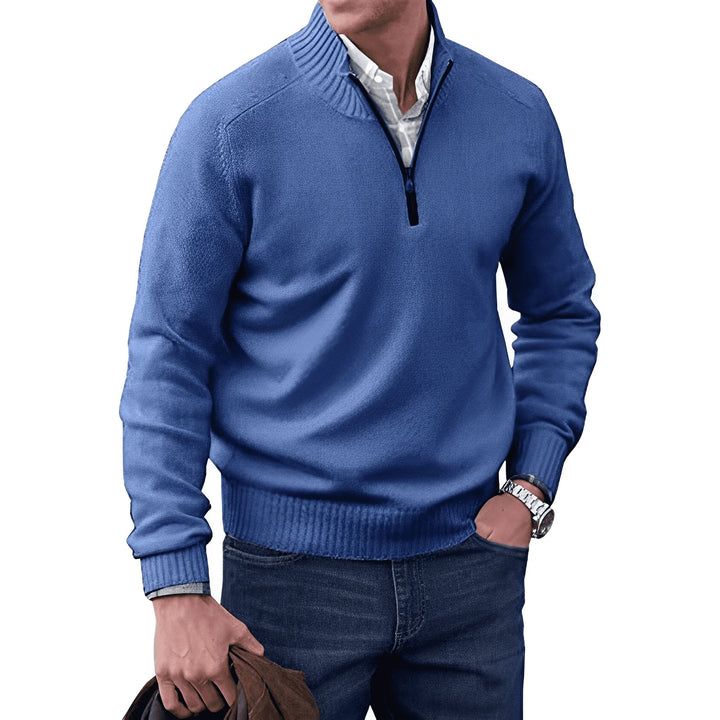 Louis - Pull Zippé Cachemire Homme 6