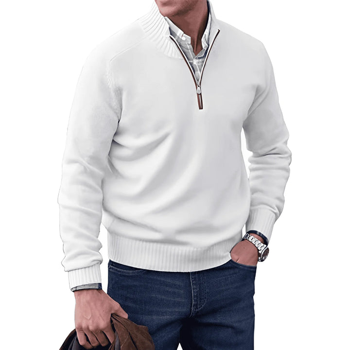 Louis - Pull Zippé Cachemire Homme 7