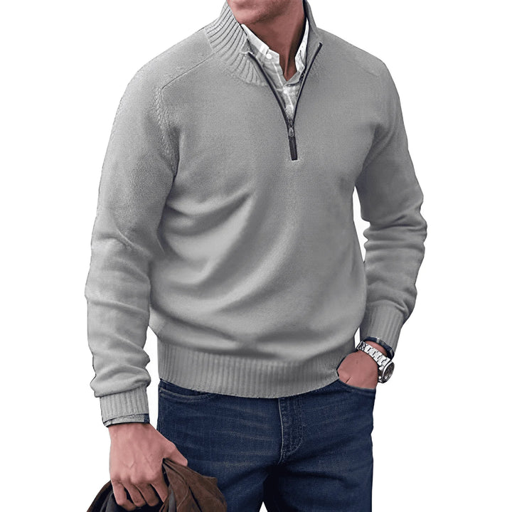 Louis - Pull Zippé Cachemire Homme 8