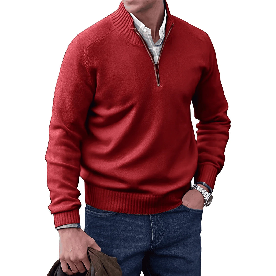 Louis - Pull Zippé Cachemire Homme 9