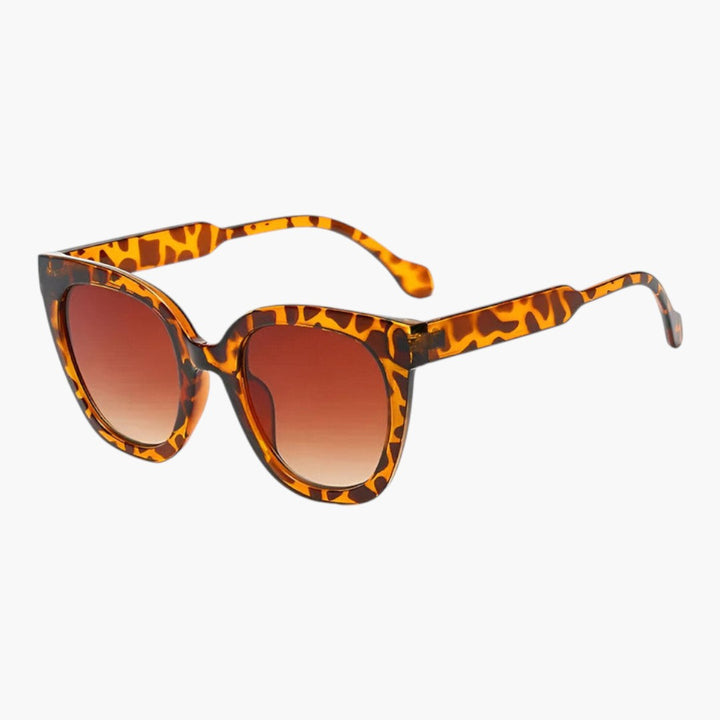 Lunettes de Soleil Femme avec Forme Cat Eye et Monture Épaisse 2