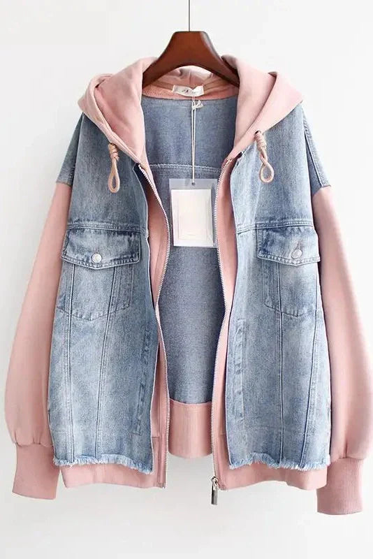 Veste Bicolore en Jean