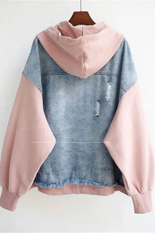 Veste Bicolore en Jean