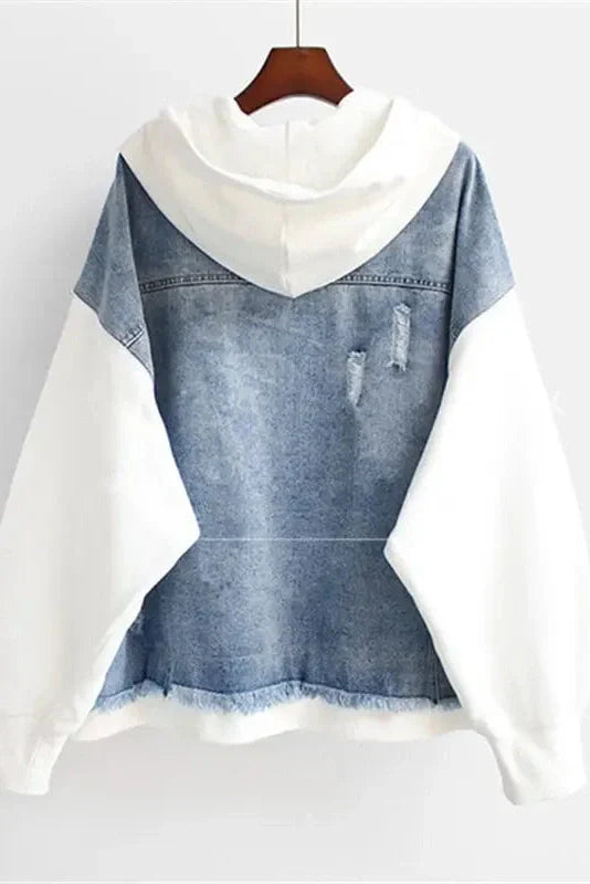 Veste Bicolore en Jean