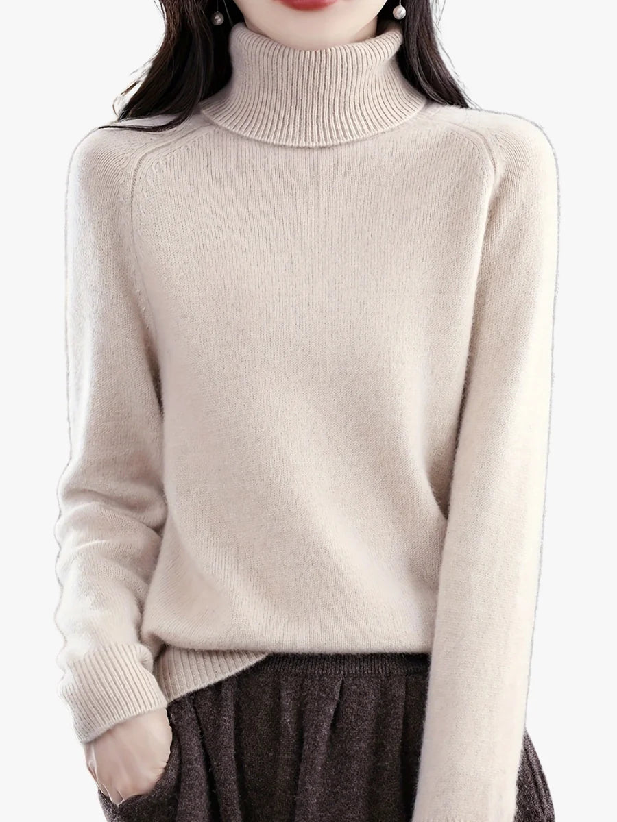 MOREAU LYON | PULL COL ROLÉ POUR FEMME 1