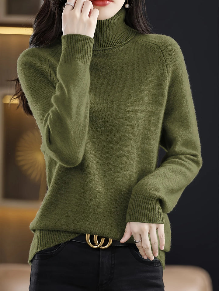 MOREAU LYON | PULL COL ROLÉ POUR FEMME 5