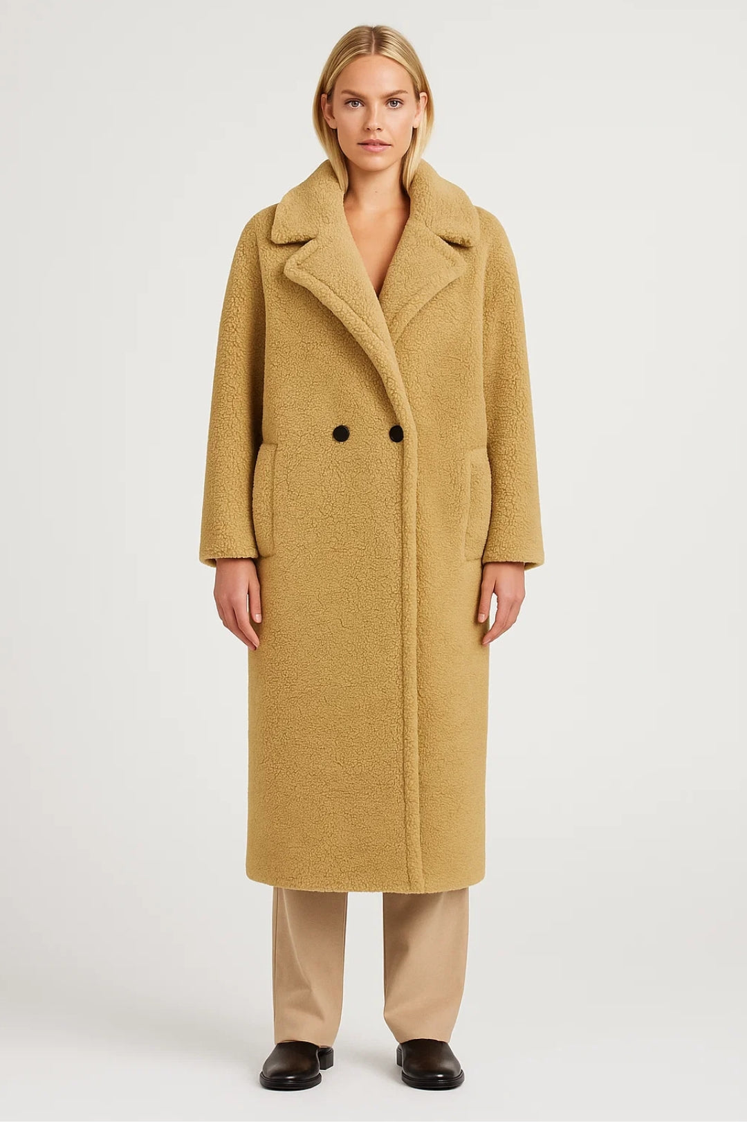 Manteau femme long oversize | Silhouette douce et chic pour l’hiver