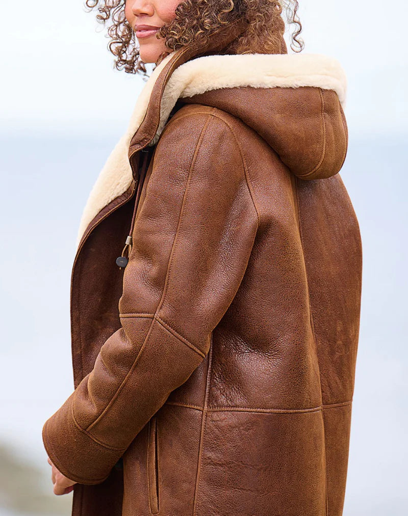 Manteau d'hiver à capuche Nordelle pour femme | Manteau chaud, décontracté et élégant 1