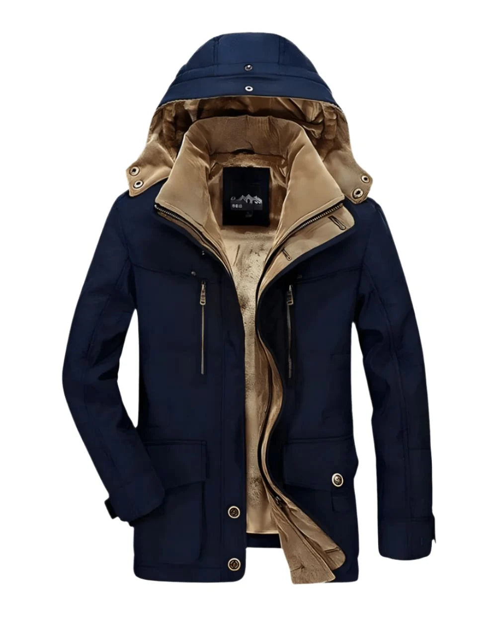 Manteau d’hiver à capuche pour Homme – Doublure isolante, ville et extérieur – Gaspard 0