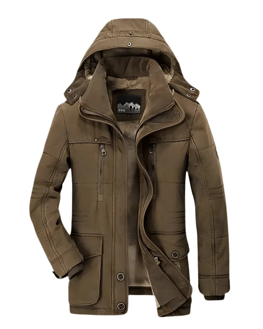 Manteau d’hiver à capuche pour Homme – Doublure isolante, ville et extérieur – Gaspard 3