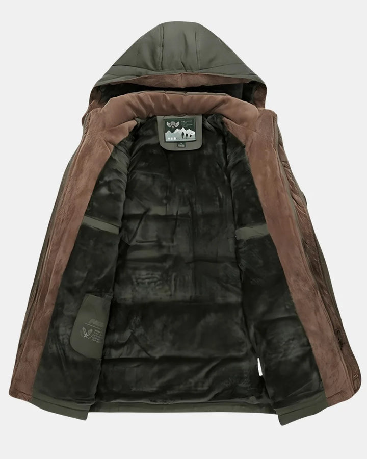 Manteau d’hiver à capuche pour Homme – Doublure isolante, ville et extérieur – Gaspard 7