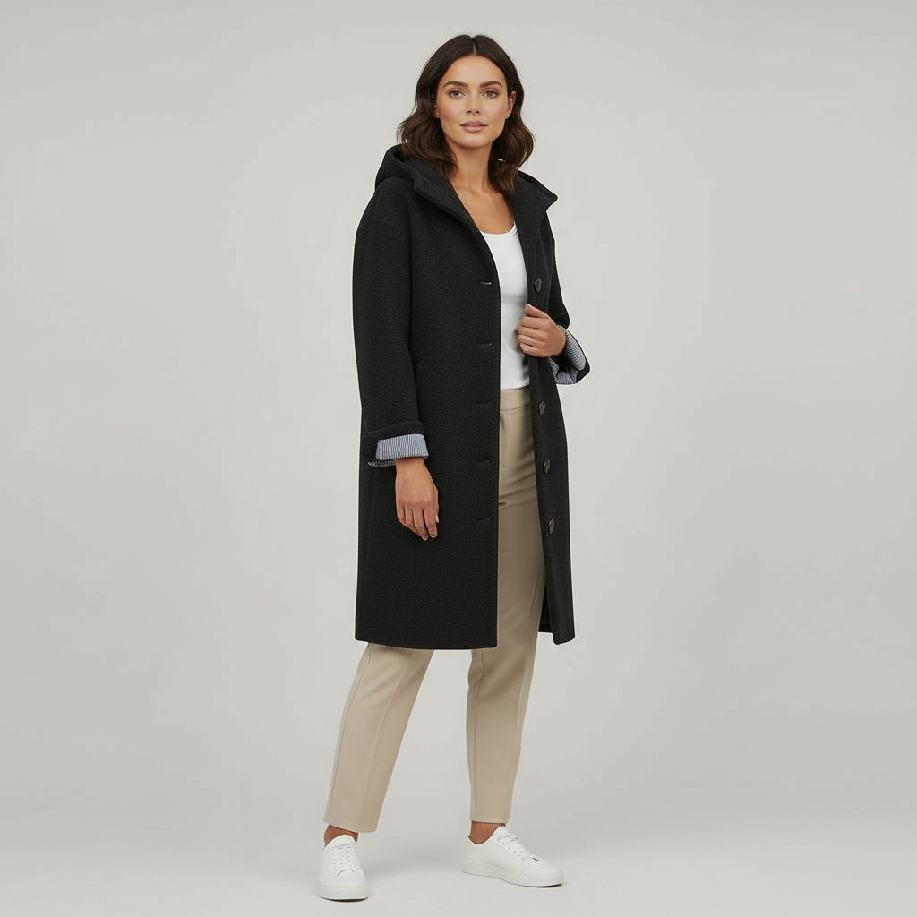 Manteau d'hiver pour femme | Manteau long à capuche pour l'hiver 2